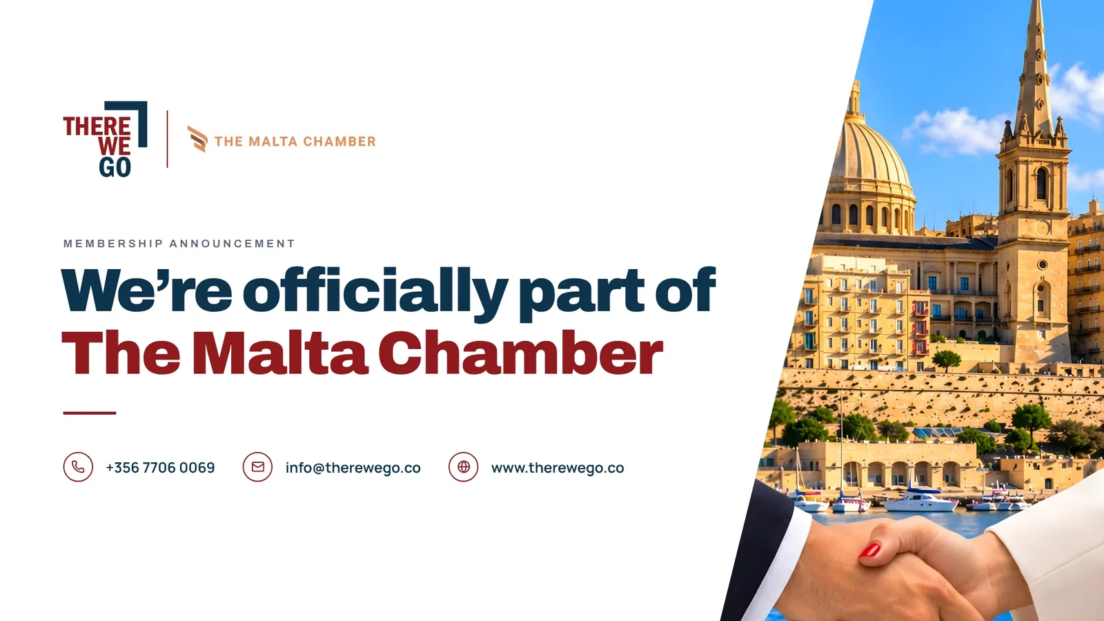 There We GO is now officially part of The Malta Chamber.